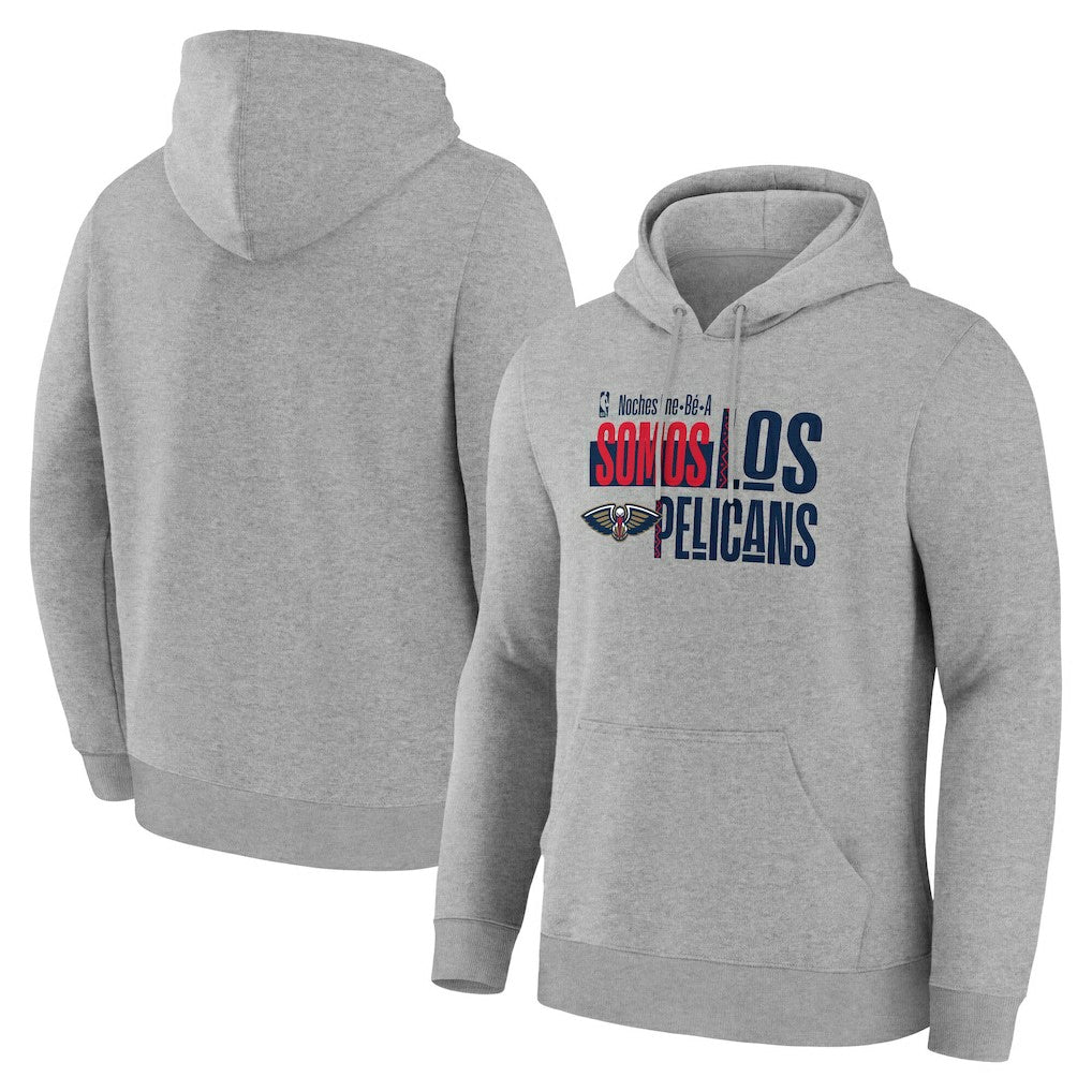 NBA - New Orleans Pelicans Noches Training Hoodie - Gray