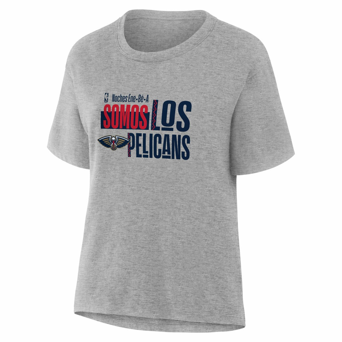 NBA - New Orleans Pelicans Women's Noches Training T-Shirt - Gray