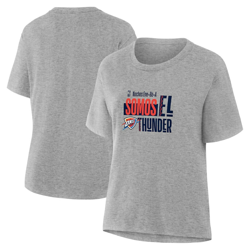 NBA - Oklahoma City Thunder Women's Noches Training T-Shirt - Gray