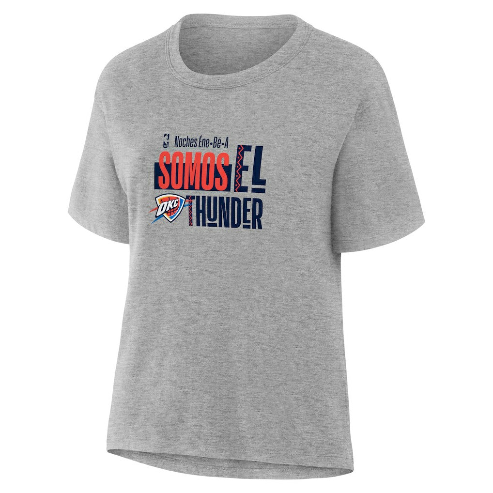 NBA - Oklahoma City Thunder Women's Noches Training T-Shirt - Gray