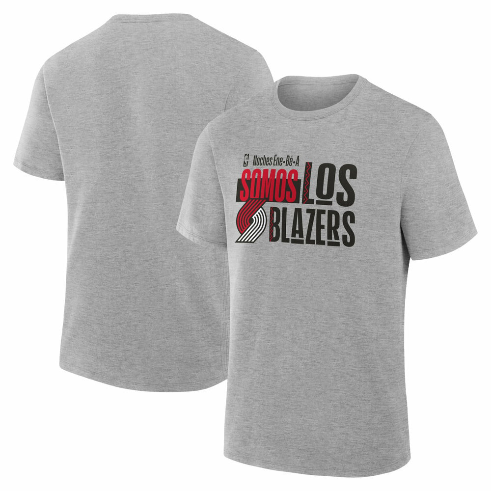 NBA - Portland Trail Blazers Noches Training T-Shirt - Gray