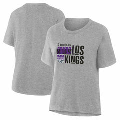 NBA - Sacramento Kings Women's Noches Training T-Shirt - Gray