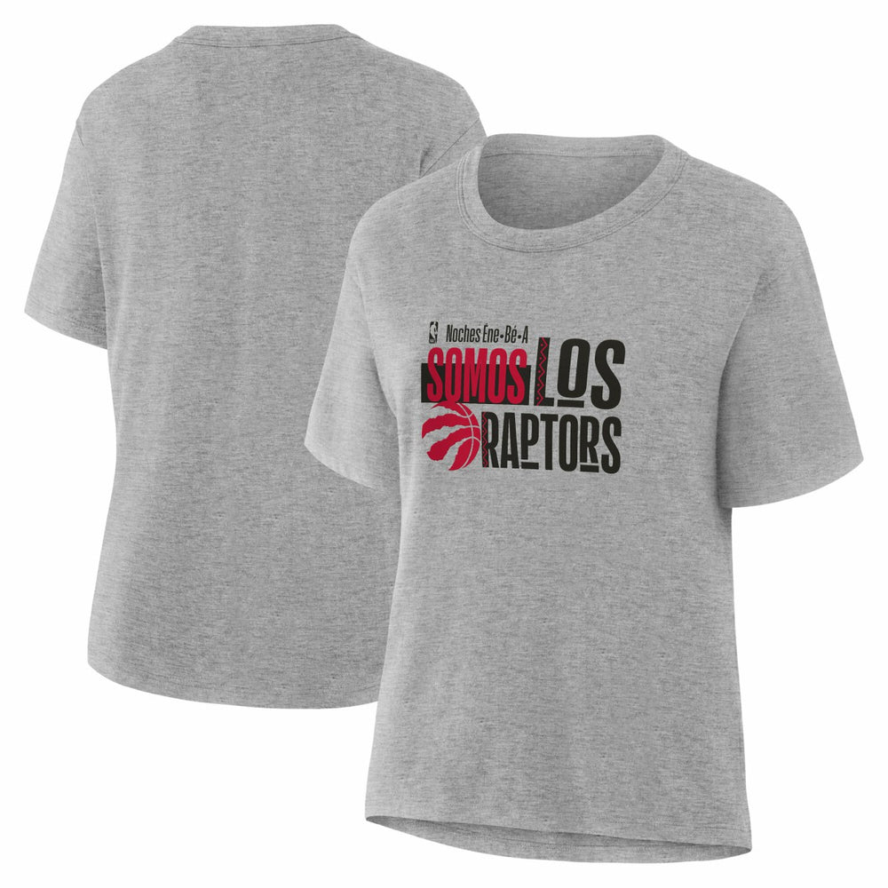 NBA - Toronto Raptors Women's Noches Training T-Shirt - Gray