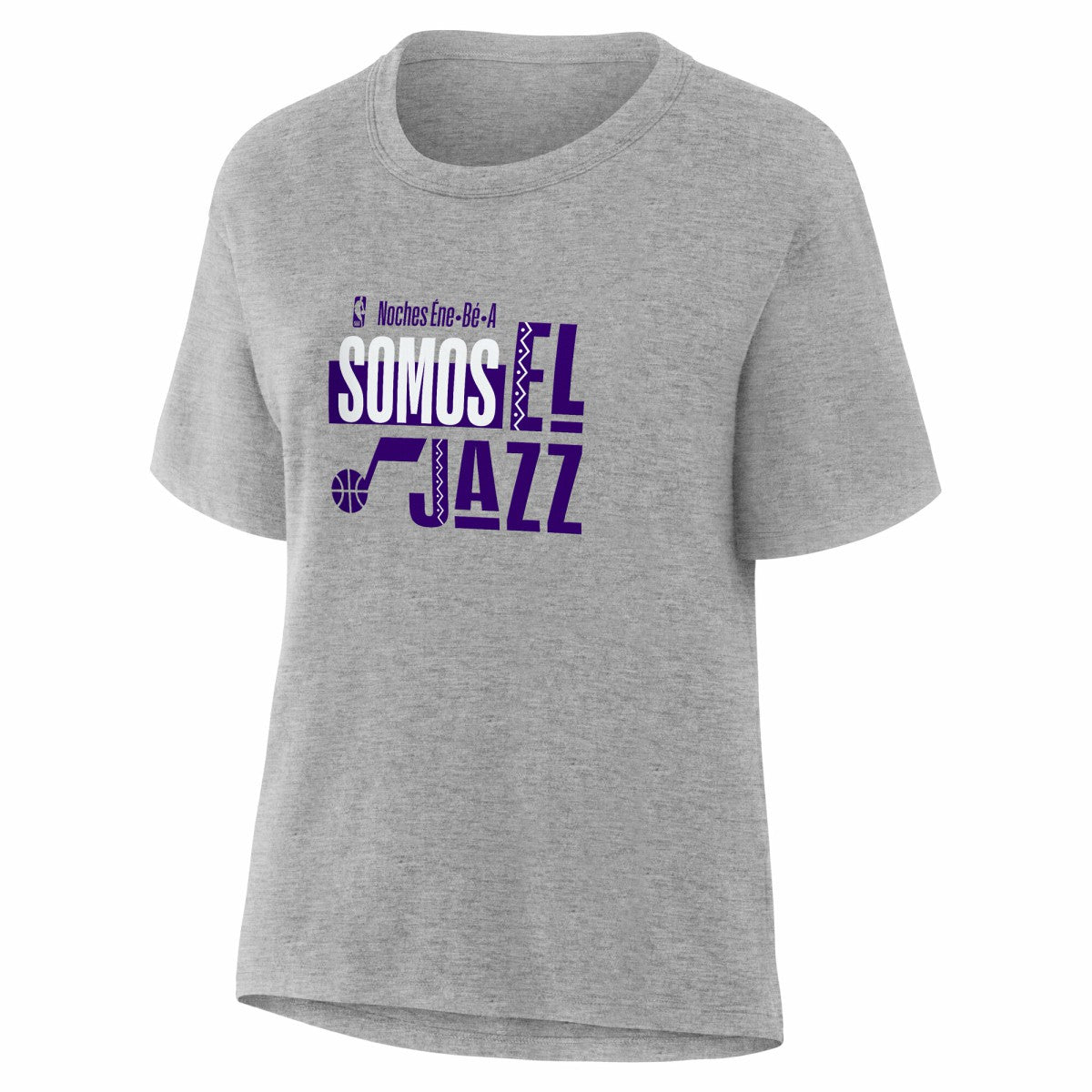 NBA - Utah Jazz Women's Noches Training T-Shirt - Gray
