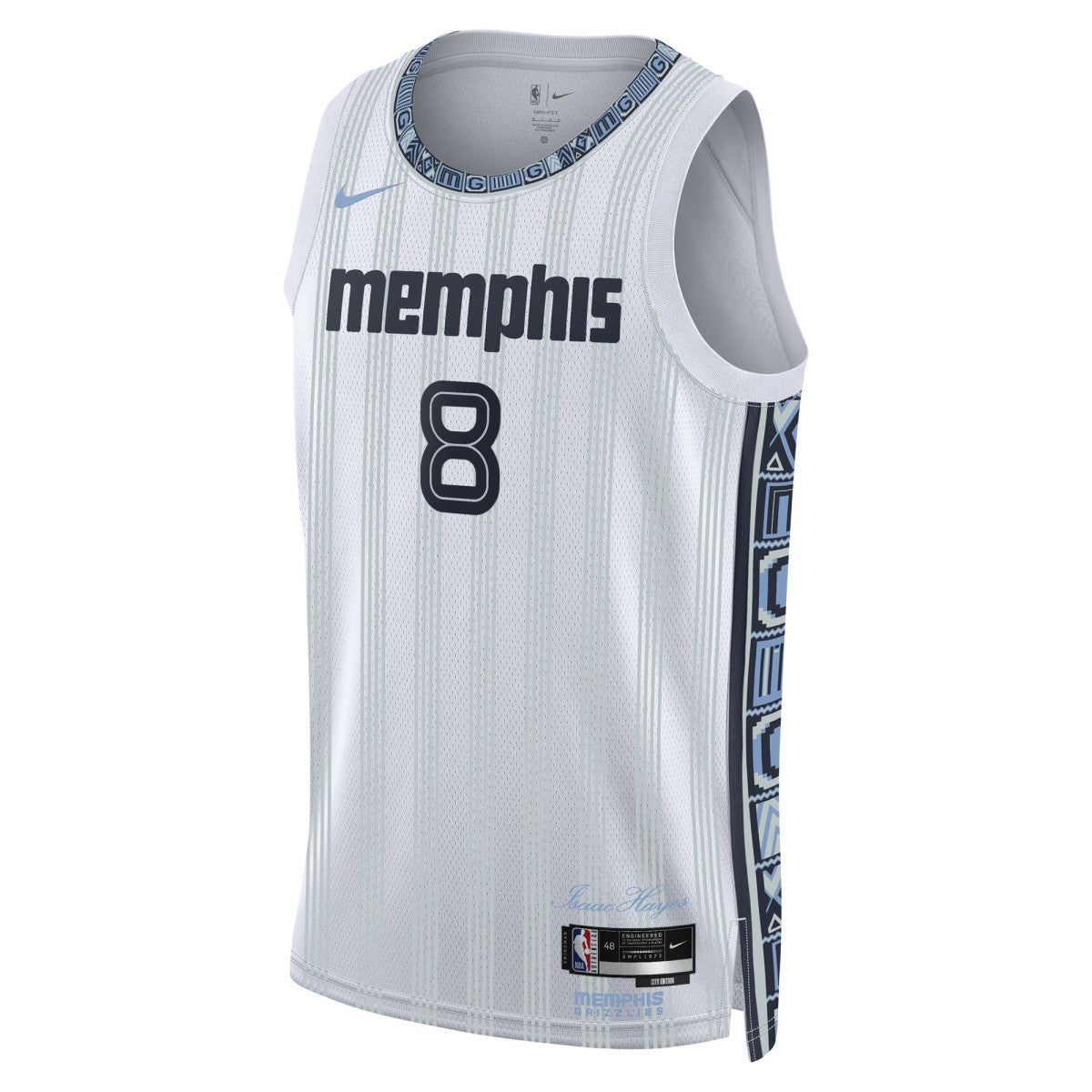 Nike - Jaren Jackson Jr. Memphis Grizzlies Unisex 2025/26 Swingman Jersey - White - City Edition