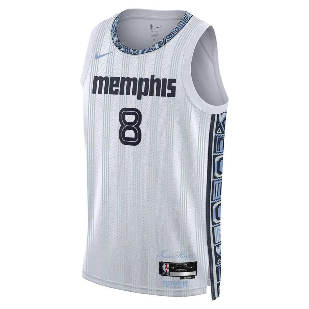 Nike - Jaren Jackson Jr. Memphis Grizzlies Unisex 2025/26 Swingman Jersey - White - City Edition