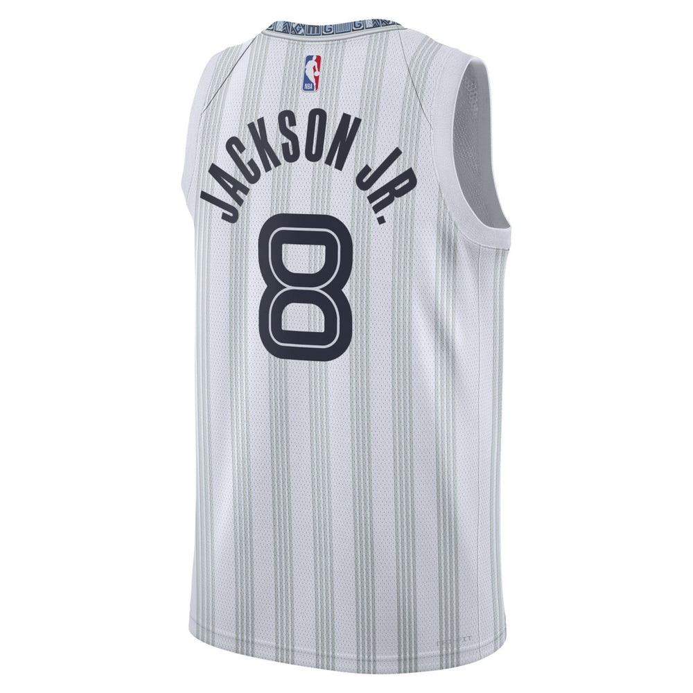 Nike - Jaren Jackson Jr. Memphis Grizzlies Unisex 2025/26 Swingman Jersey - White - City Edition