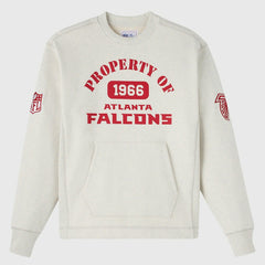 Atlanta Falcons OVO x NFL Unisex Fleece Sweatshirt Heather Gray - NFL