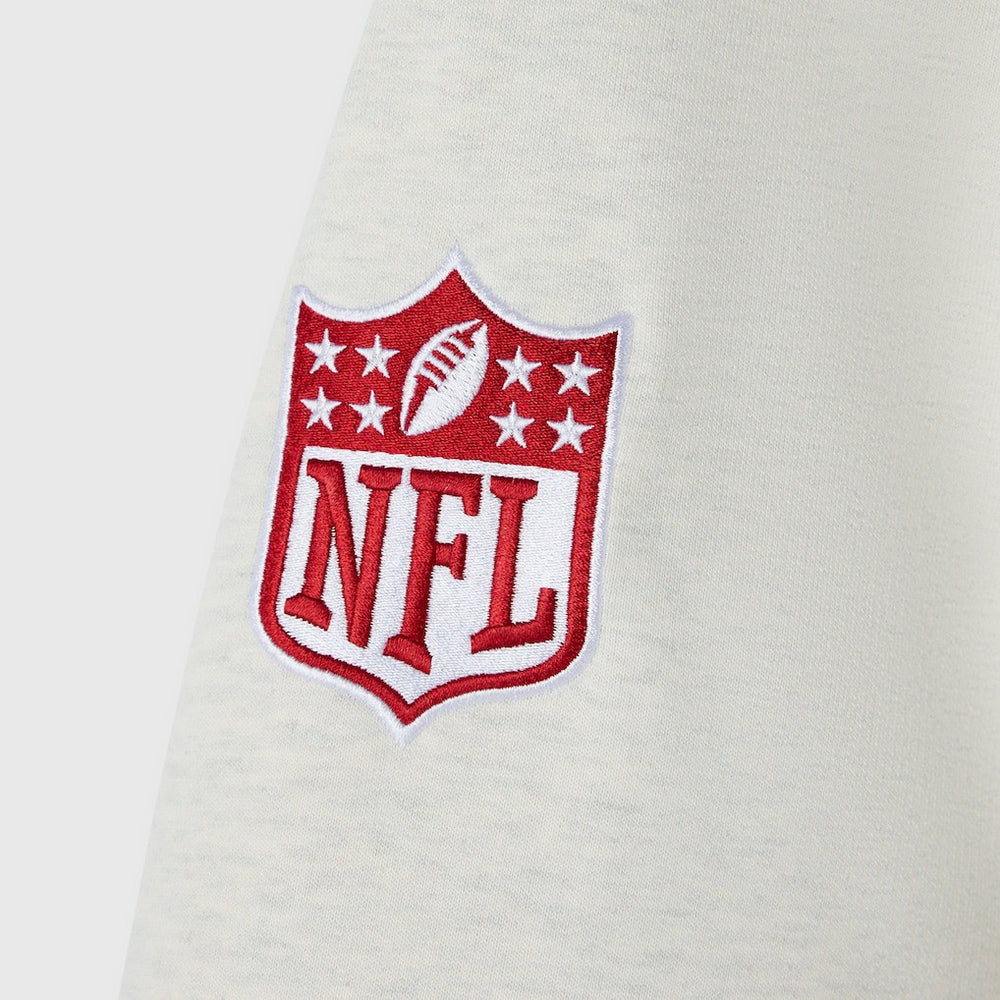 Atlanta Falcons OVO x NFL Unisex Fleece Sweatshirt Heather Gray - NFL