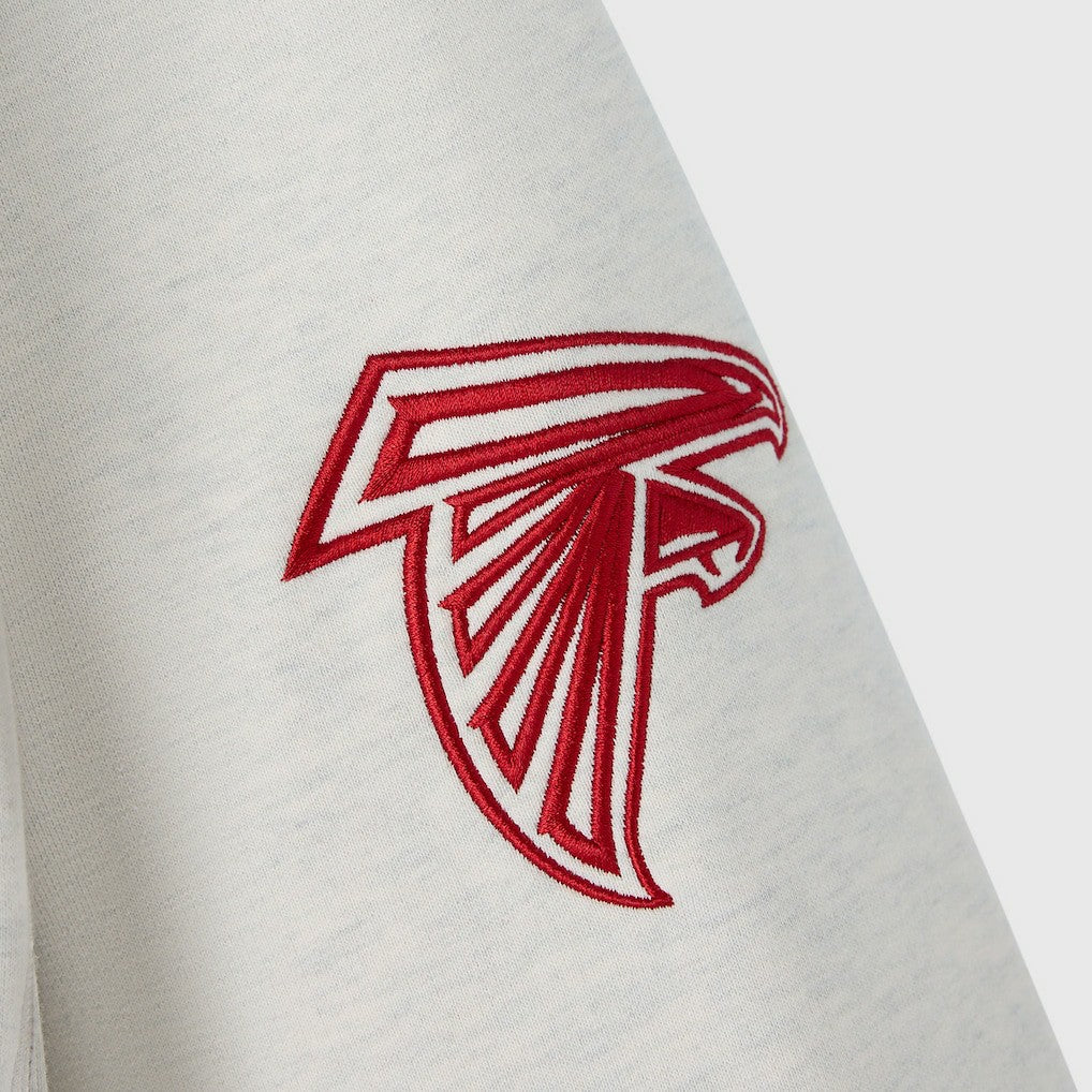 Atlanta Falcons OVO x NFL Unisex Fleece Sweatshirt Heather Gray - NFL