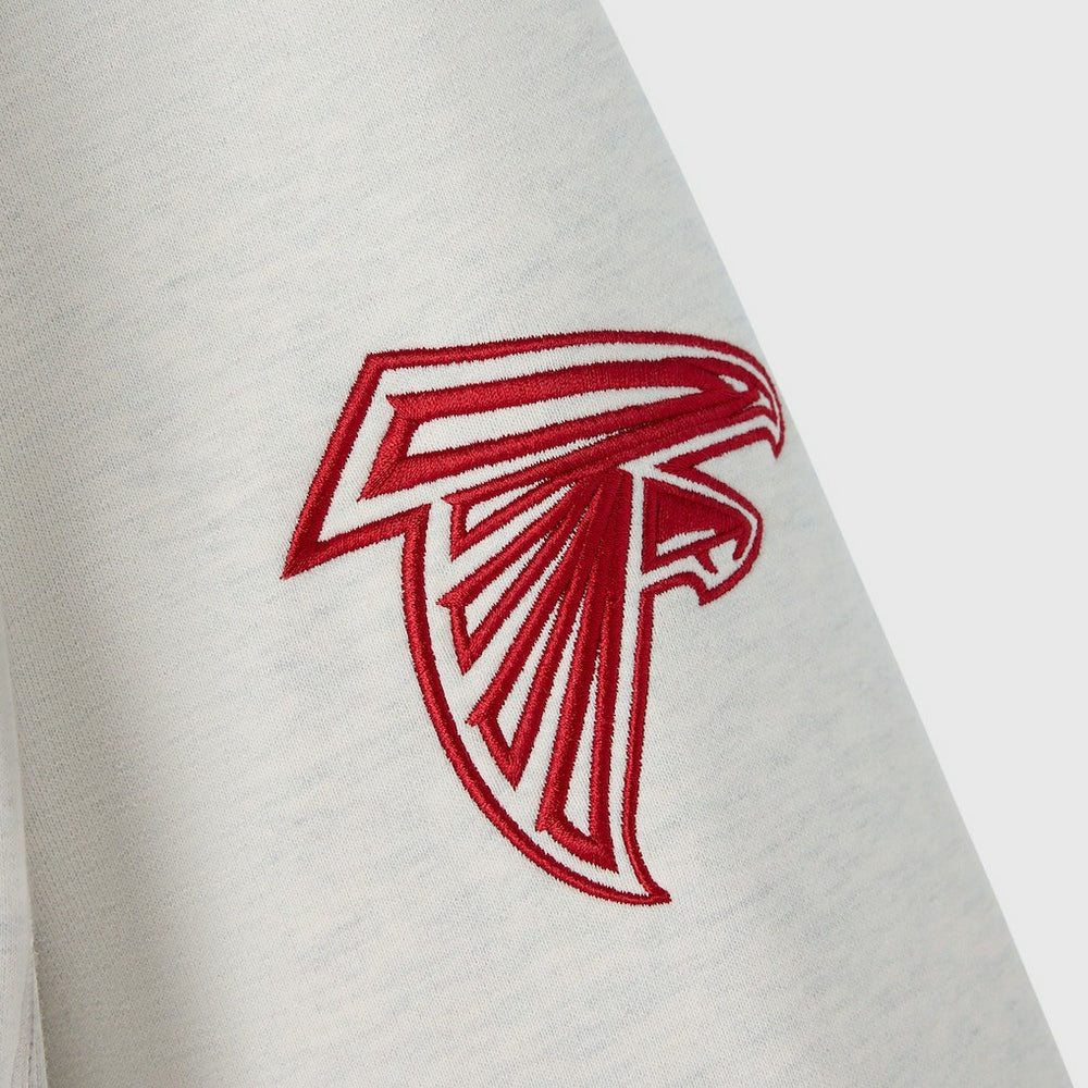 Atlanta Falcons OVO x NFL Unisex Fleece Sweatshirt Heather Gray - NFL