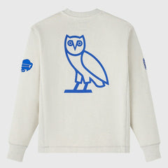 Buffalo Bills OVO x NFL Unisex Fleece Sweatshirt Heather Gray - NFL