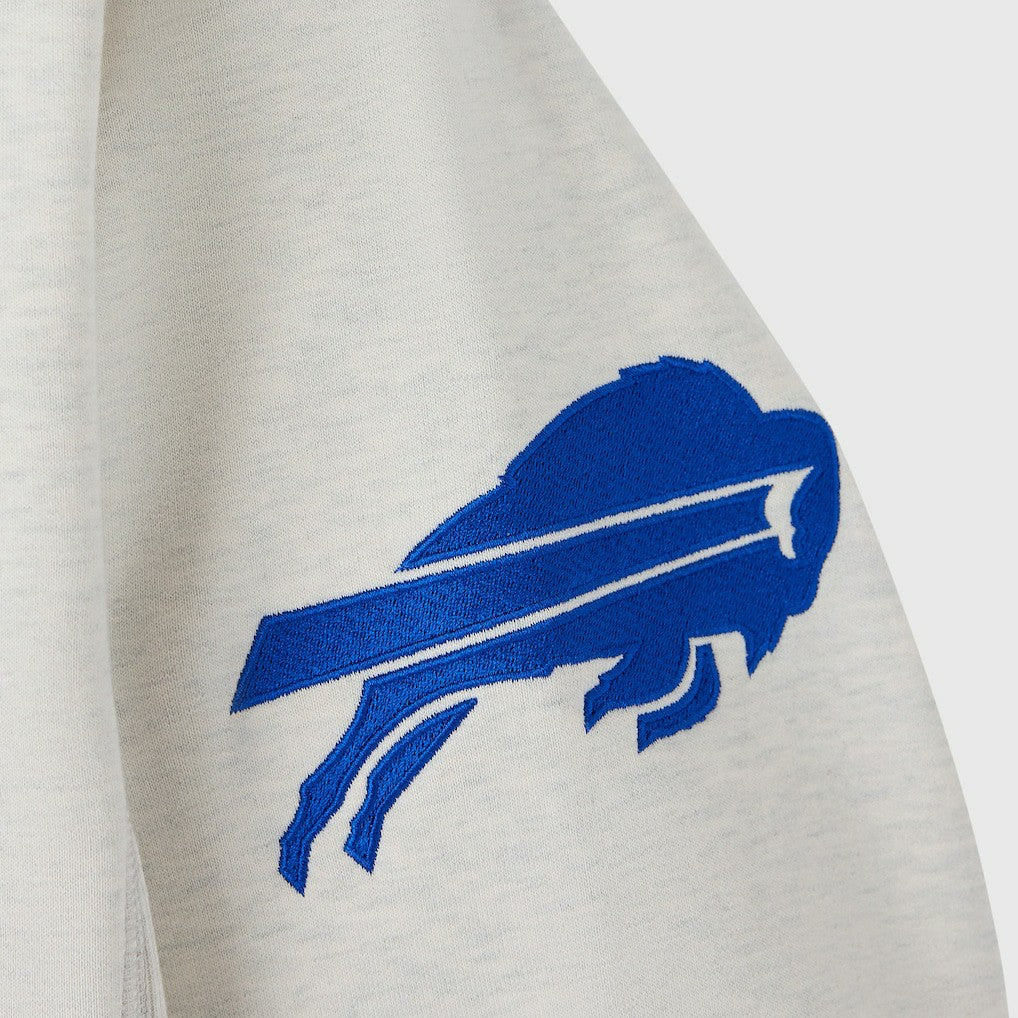 Buffalo Bills OVO x NFL Unisex Fleece Sweatshirt Heather Gray - NFL