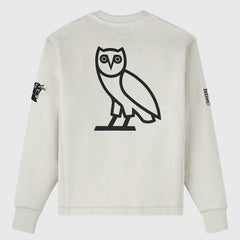 Carolina Panthers OVO x NFL Unisex Fleece Sweatshirt Heather Gray - NFL