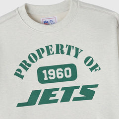 New York Jets OVO x NFL Unisex Fleece Sweatshirt Heather Gray - NFL