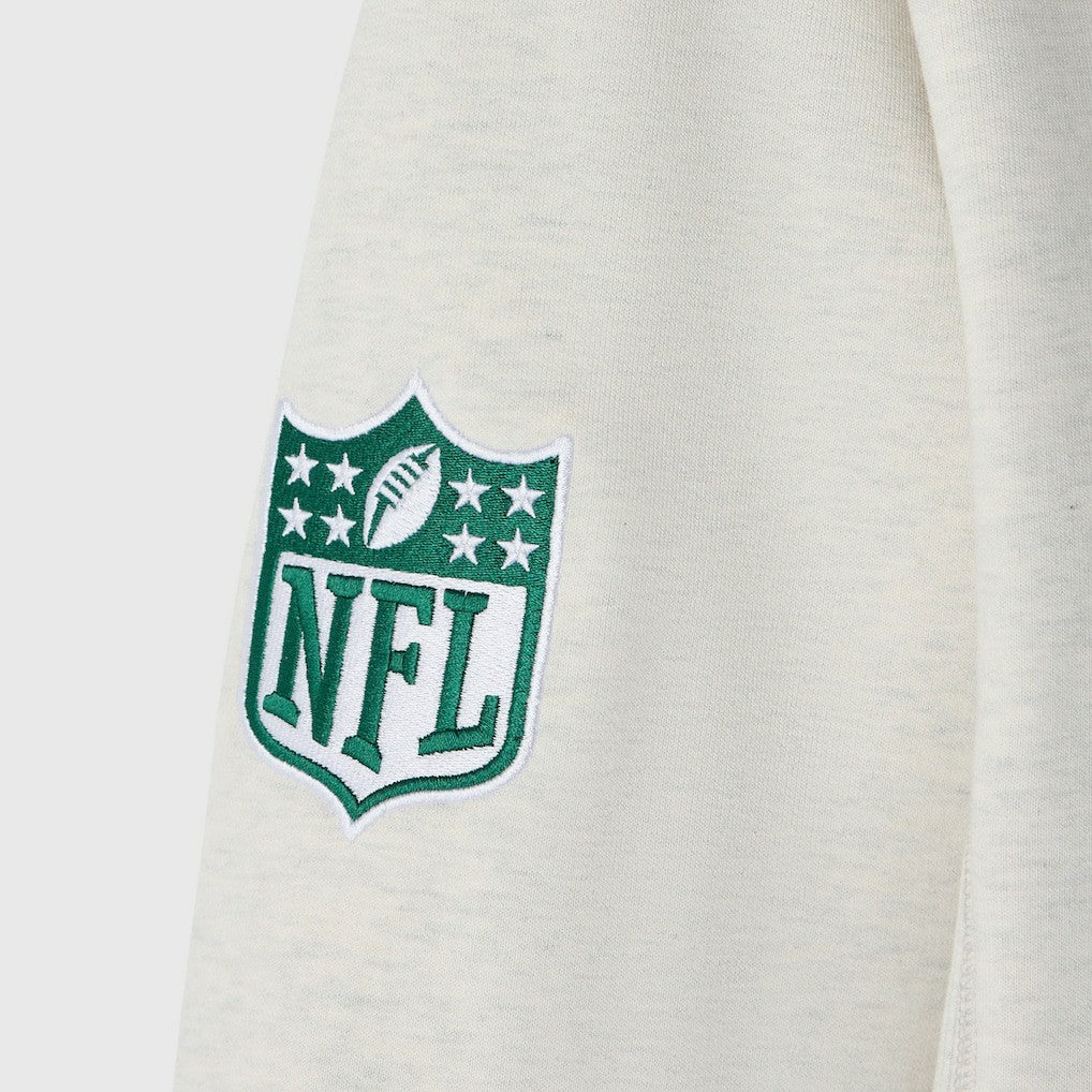 New York Jets OVO x NFL Unisex Fleece Sweatshirt Heather Gray - NFL