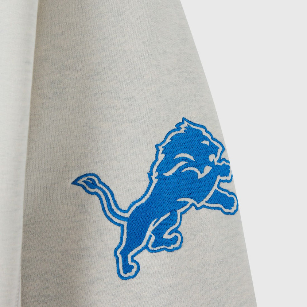 Detroit Lions OVO x NFL Unisex Fleece Sweatshirt Heather Gray - NFL