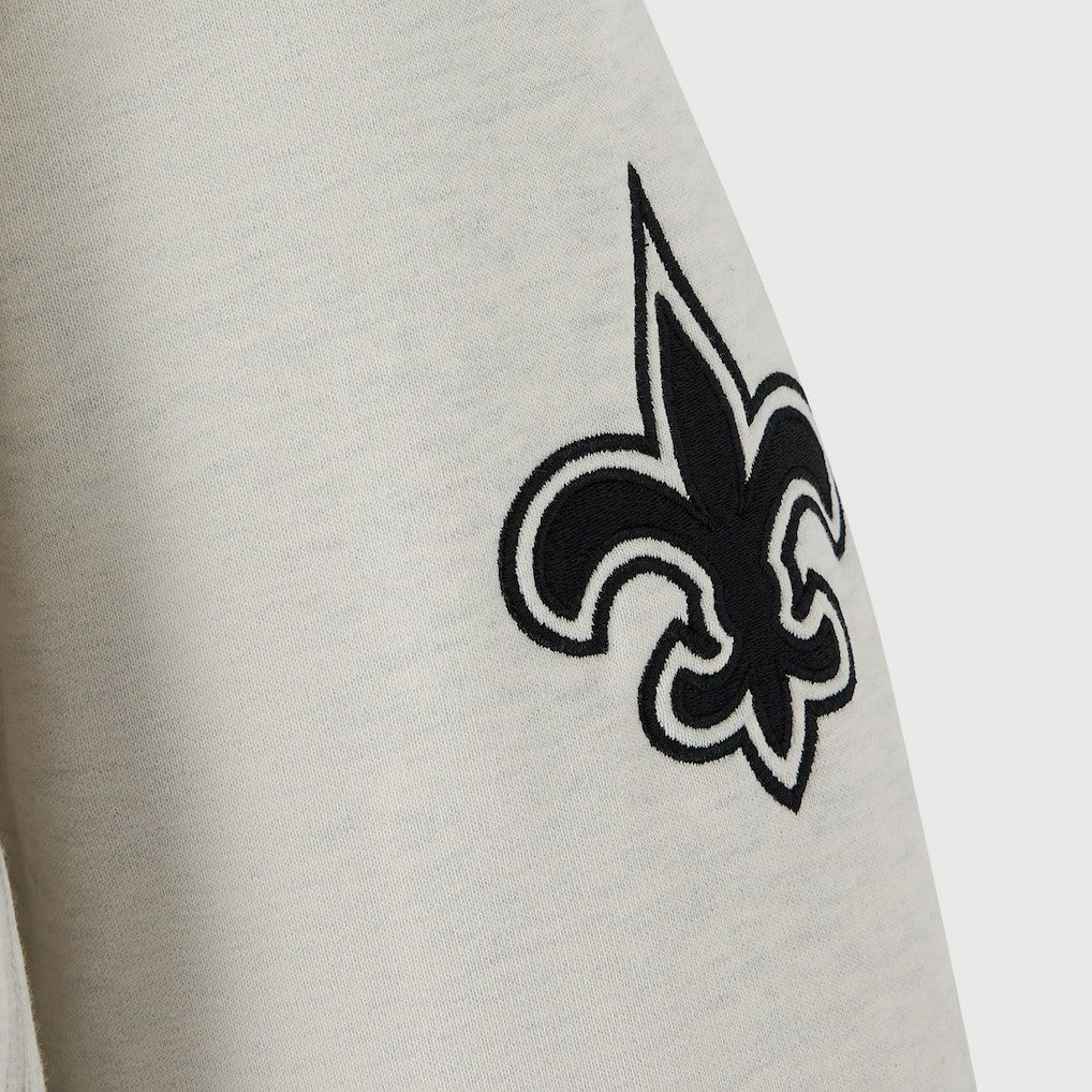 New Orleans Saints OVO x NFL Unisex Fleece Sweatshirt Heather Gray - NFL