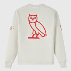 Kansas City Chiefs OVO x NFL Unisex Fleece Sweatshirt Heather Gray - NFL