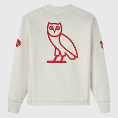 San Francisco 49ers OVO x NFL Unisex Fleece Sweatshirt Heather Gray - NFL
