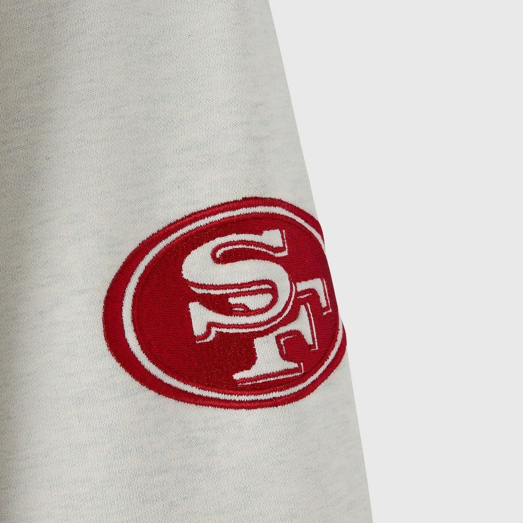 San Francisco 49ers OVO x NFL Unisex Fleece Sweatshirt Heather Gray - NFL