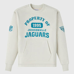 Jacksonville Jaguars OVO x NFL Unisex Fleece Sweatshirt Heather Gray - NFL