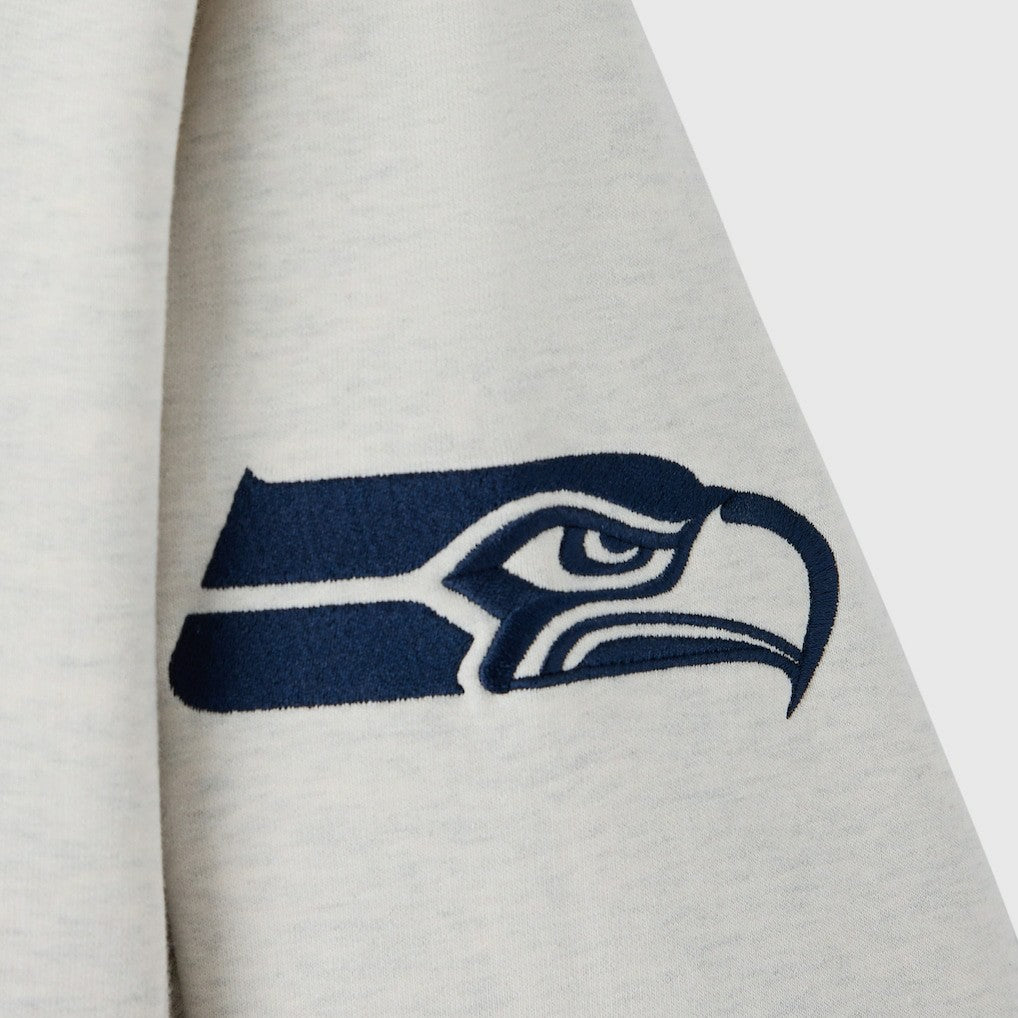 Seattle Seahawks OVO x NFL Unisex Fleece Sweatshirt Heather Gray - NFL
