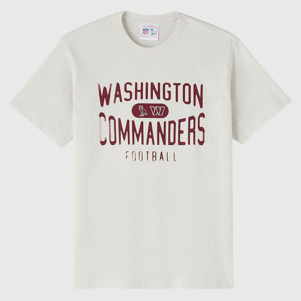 Washington Commanders OVO x NFL Unisex T-Shirt Heather Gray - NFL