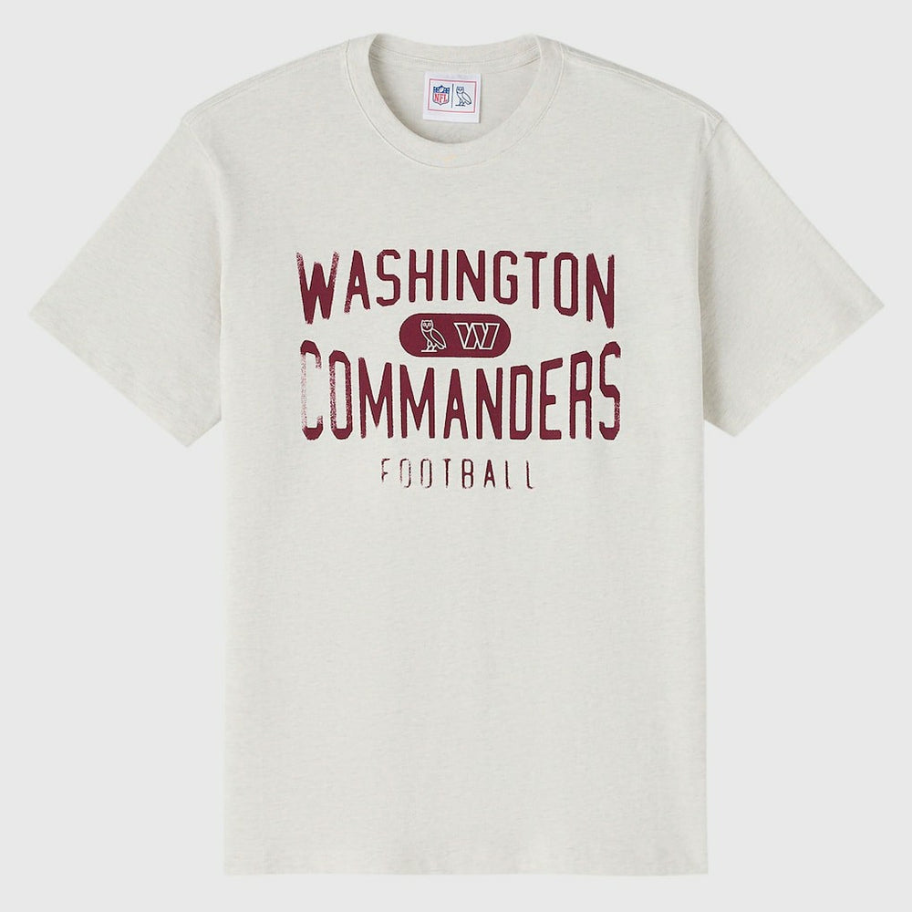 Washington Commanders OVO x NFL Unisex T-Shirt Heather Gray - NFL