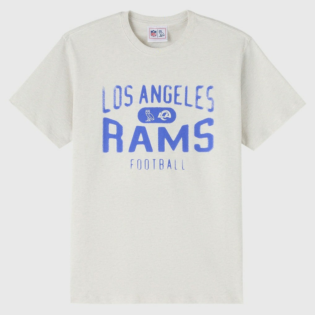 Los Angeles Rams OVO x NFL Unisex T-Shirt Heather Gray - NFL