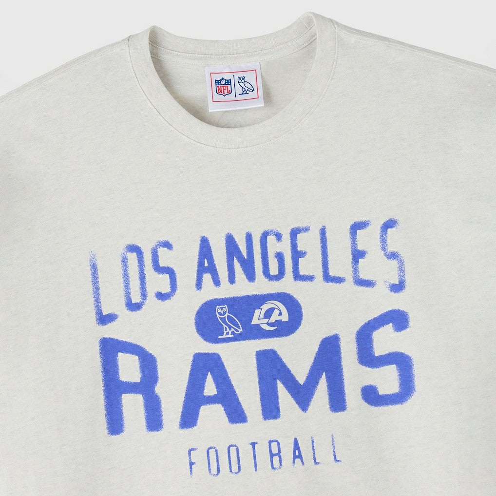 Los Angeles Rams OVO x NFL Unisex T-Shirt Heather Gray - NFL