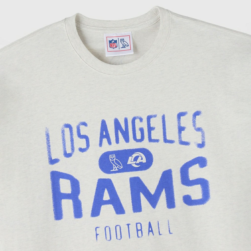 Los Angeles Rams OVO x NFL Unisex T-Shirt Heather Gray - NFL