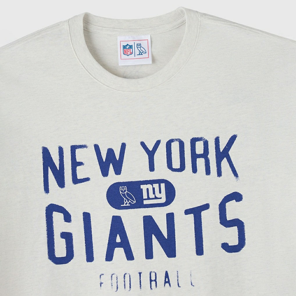 New York Giants OVO x NFL Unisex T-Shirt Heather Gray - NFL