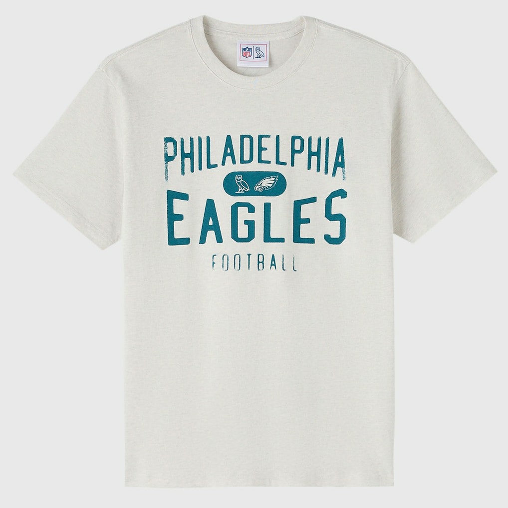 Philadelphia Eagles OVO x NFL Unisex T-Shirt Heather Gray - NFL