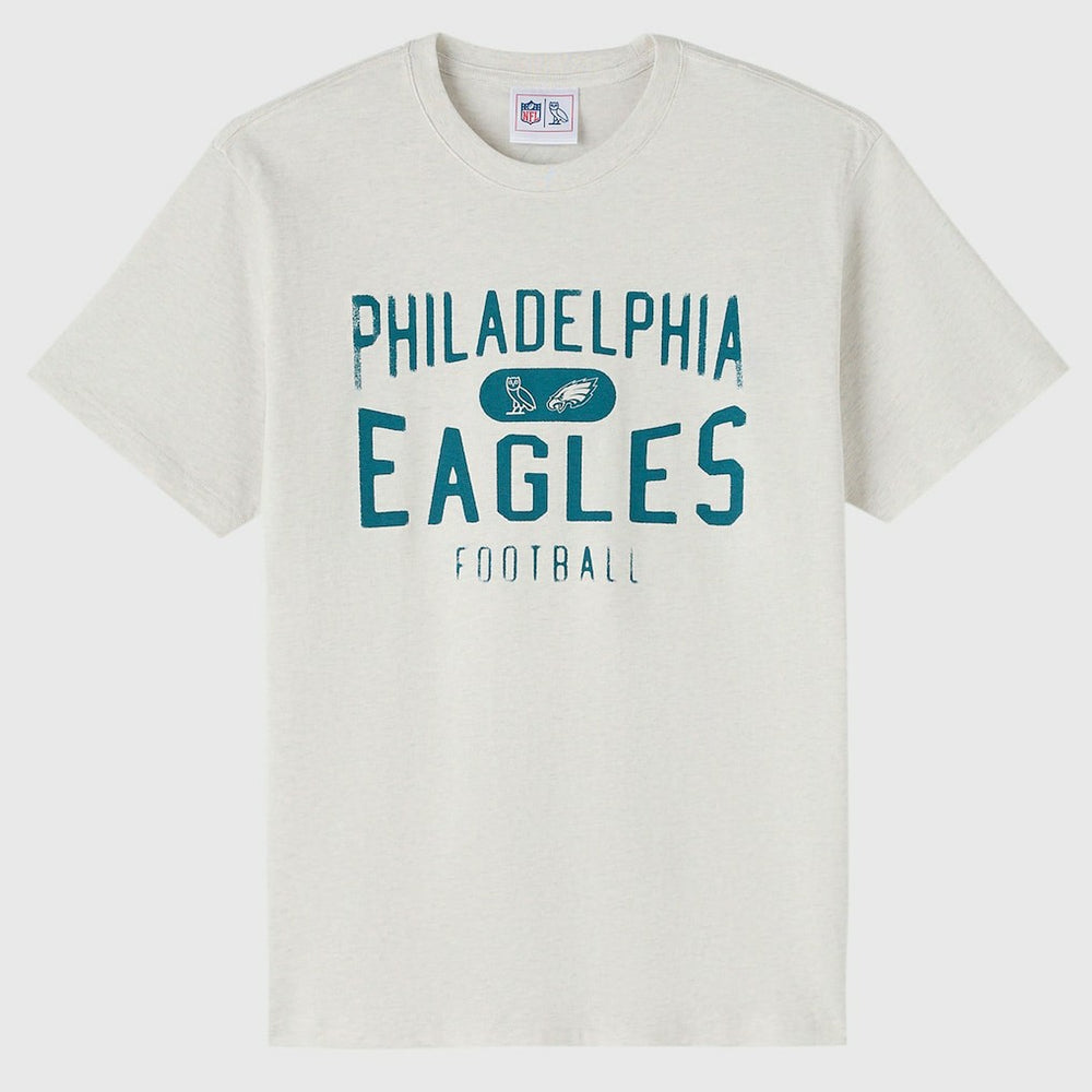 Philadelphia Eagles OVO x NFL Unisex T-Shirt Heather Gray - NFL
