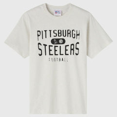 Pittsburgh Steelers OVO x NFL Unisex T-Shirt Heather Gray - NFL