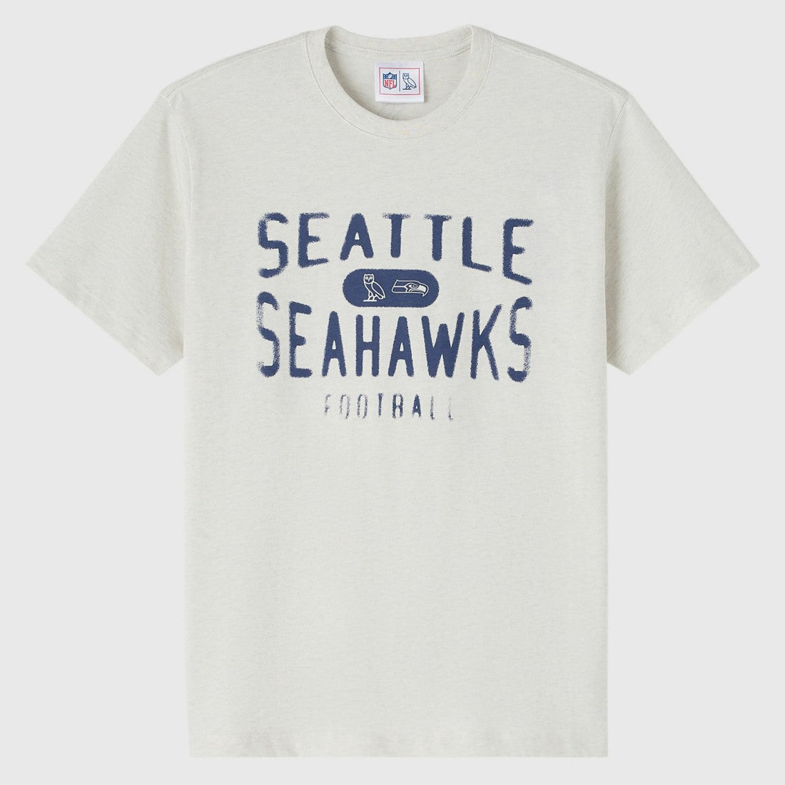 Seattle Seahawks OVO x NFL Unisex T-Shirt Heather Gray - NFL