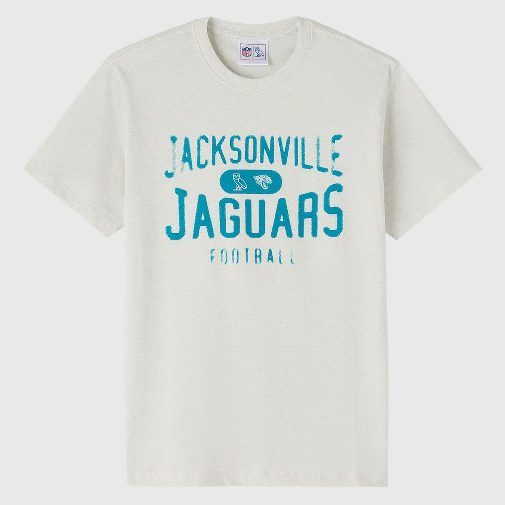 Jacksonville Jaguars OVO x NFL Unisex T-Shirt Heather Gray - NFL