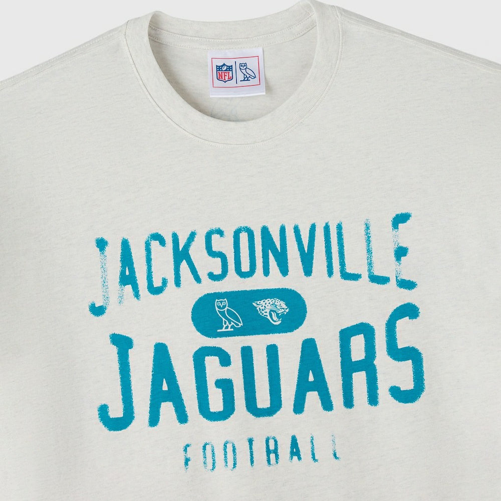 Jacksonville Jaguars OVO x NFL Unisex T-Shirt Heather Gray - NFL