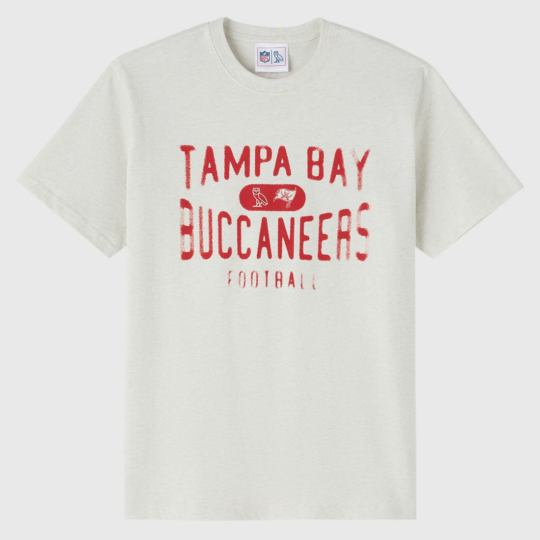 Tampa Bay Buccaneers OVO x NFL Unisex T-Shirt Heather Gray - NFL