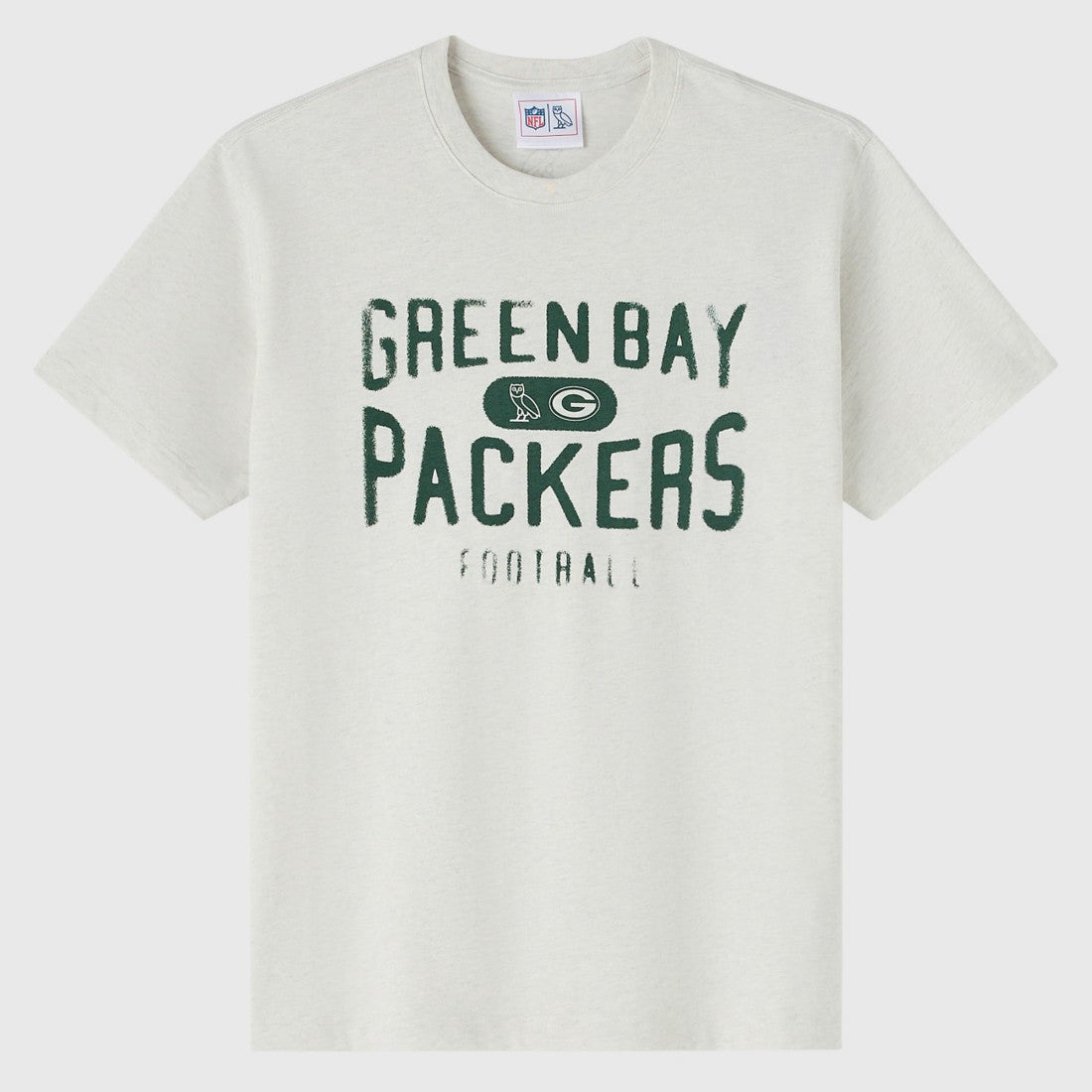 Green Bay Packers OVO x NFL Unisex T-Shirt Heather Gray - NFL