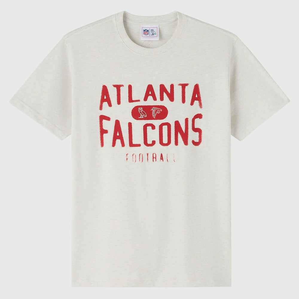 Atlanta Falcons OVO x NFL Unisex T-Shirt Heather Gray - NFL