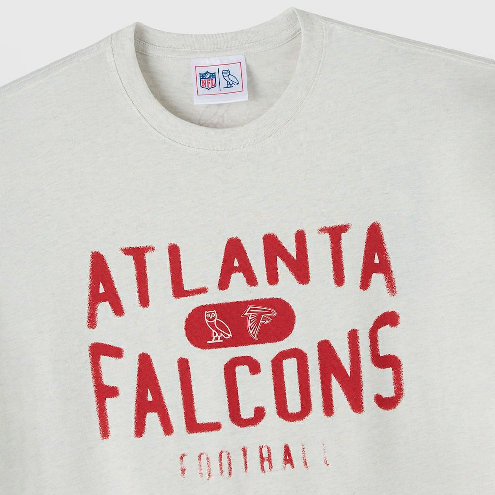 Atlanta Falcons OVO x NFL Unisex T-Shirt Heather Gray - NFL