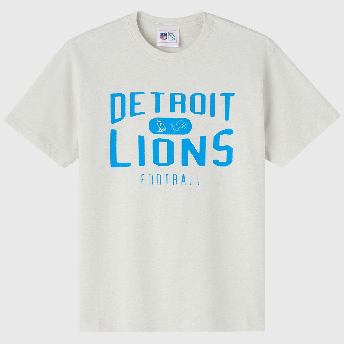Detroit Lions OVO x NFL Unisex T-Shirt Heather Gray - NFL