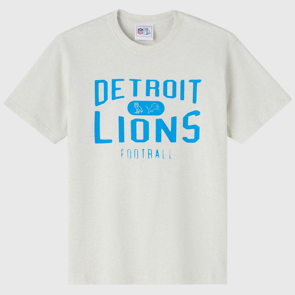 Detroit Lions OVO x NFL Unisex T-Shirt Heather Gray - NFL