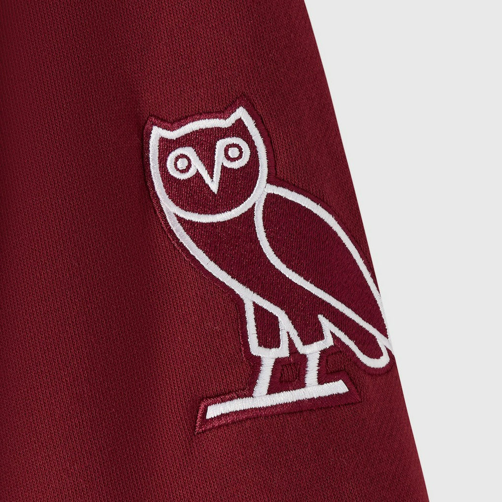 Washington Commanders OVO x NFL Unisex Full-Zip Waffle-Lined Hoodie Burgundy - NFL