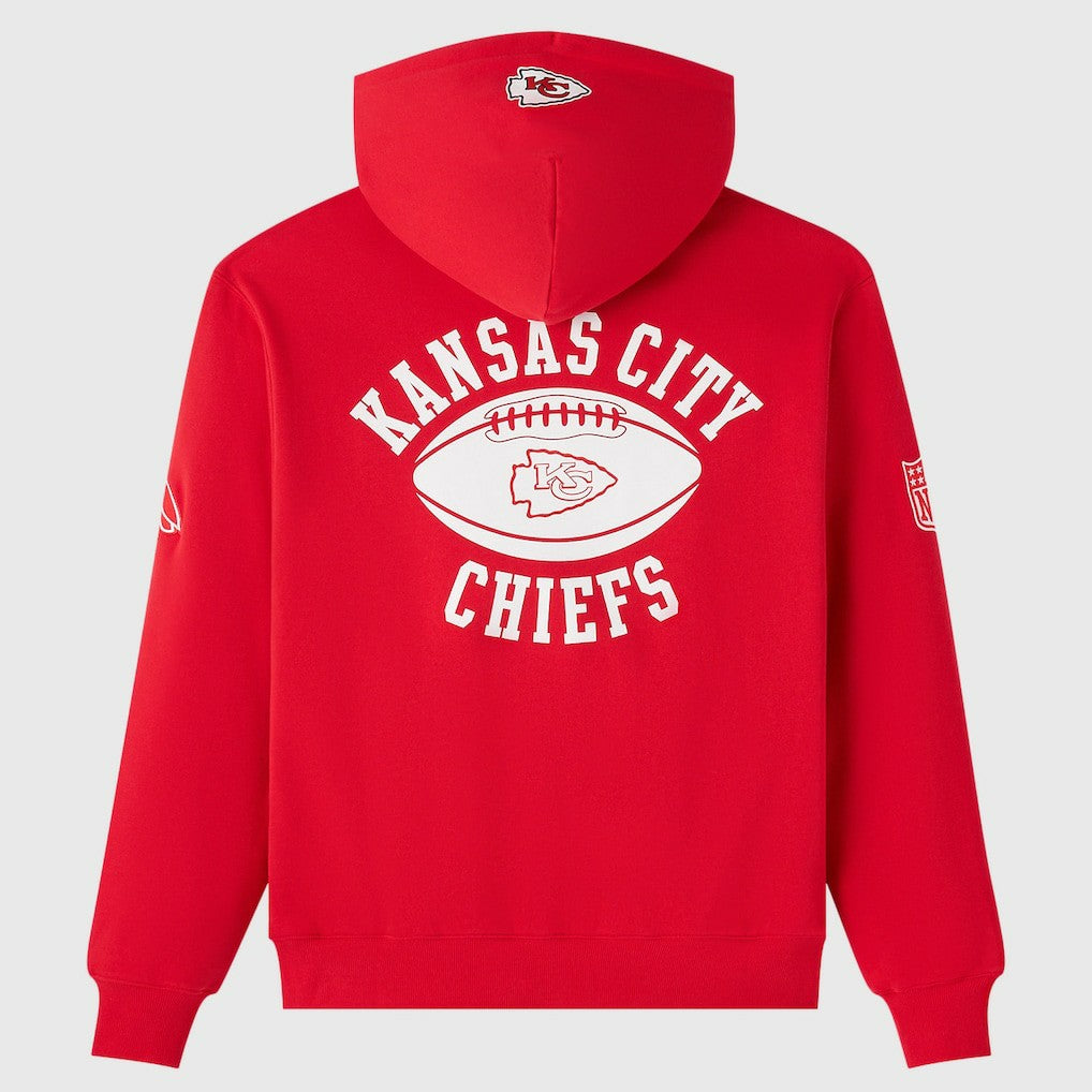 Kansas City Chiefs OVO x NFL Unisex Full-Zip Waffle-Lined Hoodie Red - NFL