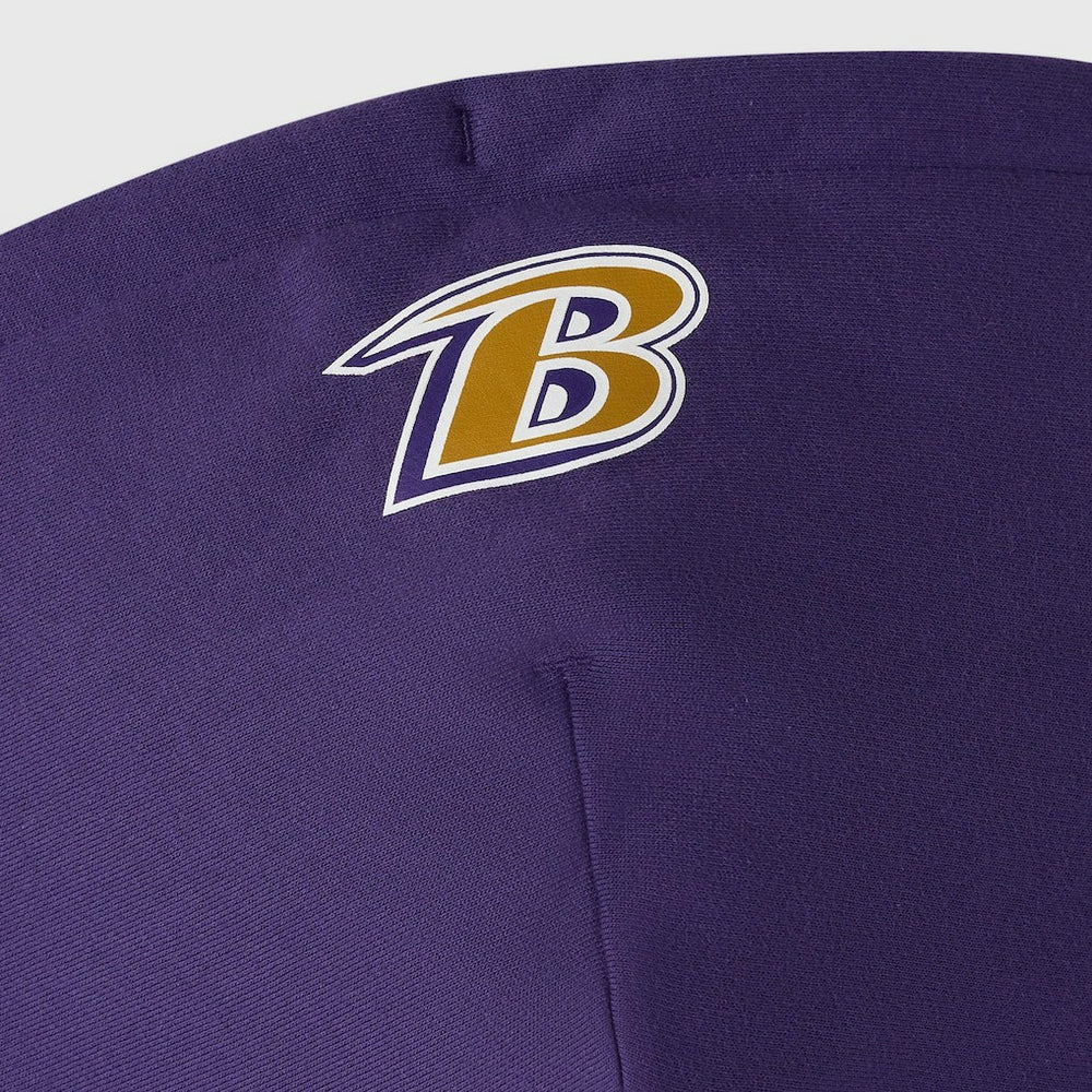 Baltimore Ravens OVO x NFL Unisex Full-Zip Waffle-Lined Hoodie Purple - NFL