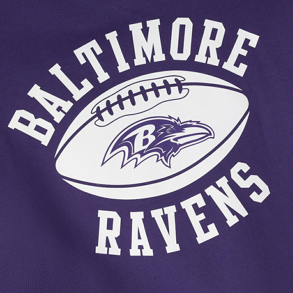 Baltimore Ravens OVO x NFL Unisex Full-Zip Waffle-Lined Hoodie Purple - NFL