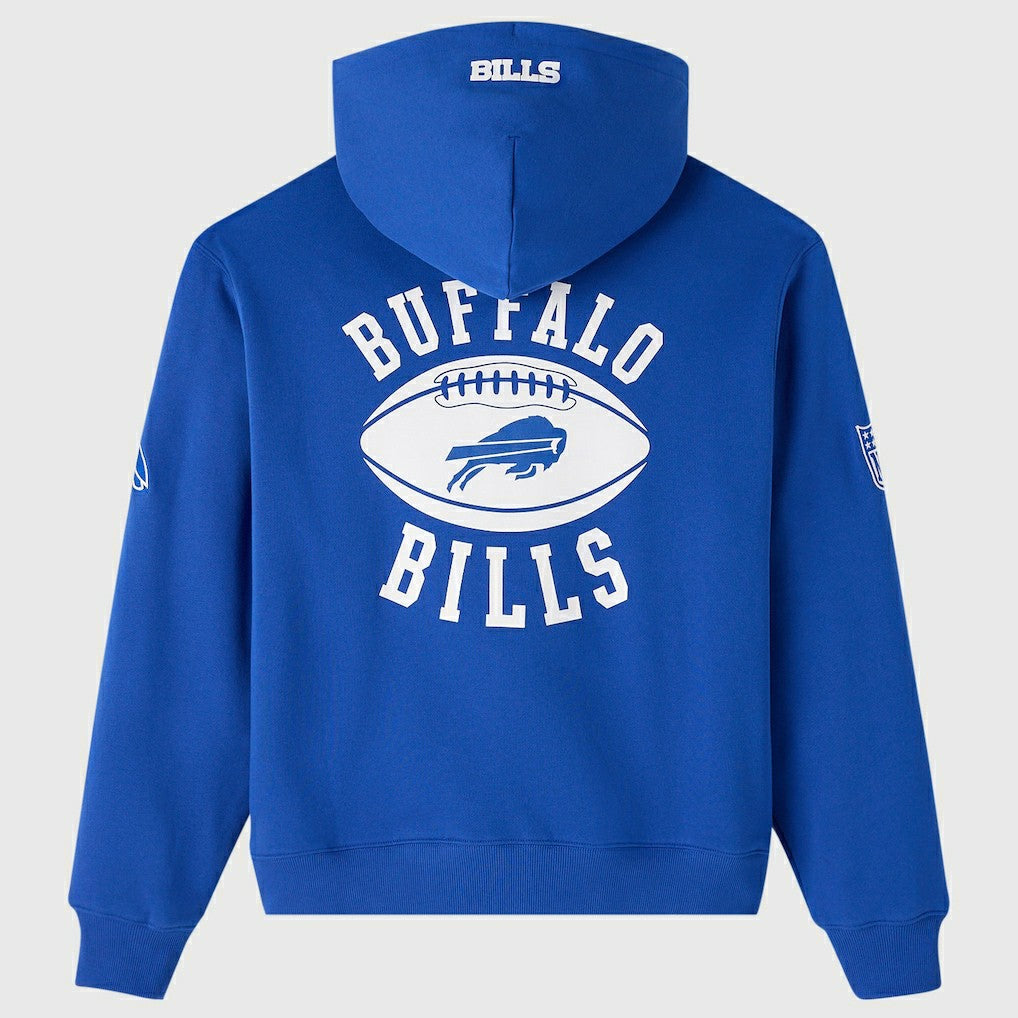 Buffalo Bills OVO x NFL Unisex Full-Zip Waffle-Lined Hoodie Royal - NFL